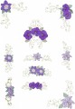 Elegant Flowers is a filled set of 10 designs for 200mm x 200mm hoops
