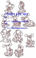 Baby Bunny Complete Set for 4x4 100x100mm & 5x7  130x180mm Hoops